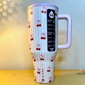 HYDRO JUG *NWT* 40oz Travel Tumbler w/Straw - *Sweet Cherry* Limited Edition
